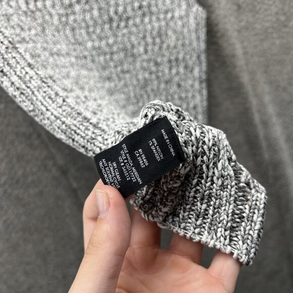 Theory Sweater Womens Medium Gray Marled Sleeveless Knit Tank Top Viscose Blend - Picture 6 of 9